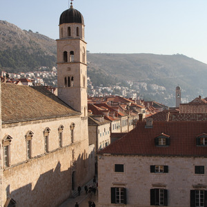 View of Placa from City Walls, Dubrovnik