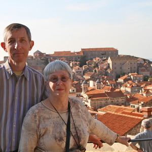 Mom and dad in Dubrovnik