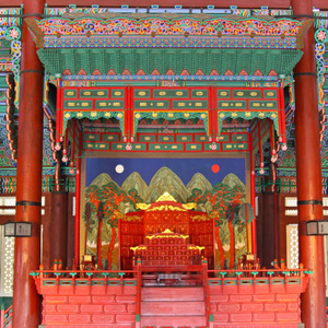 Throne of Guengjeong-jeon Palace