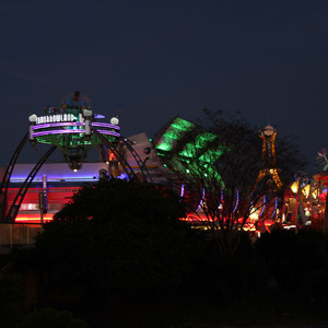 Tomorrowland at night