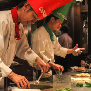 Chef at Japanese restaurant