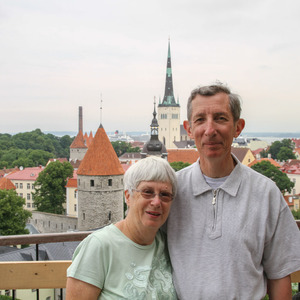Mom and dad in Tallinn