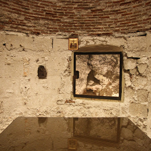 Golgotha's Rock in the Church of the Holy Sepulchre