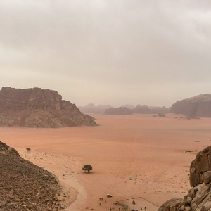 View of Wadi Rum from Lawrence's Spring