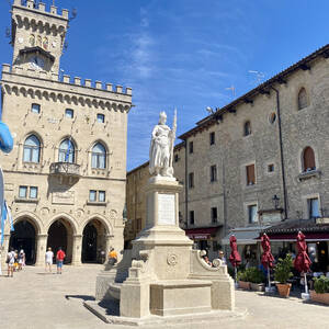 Town square in San Marino