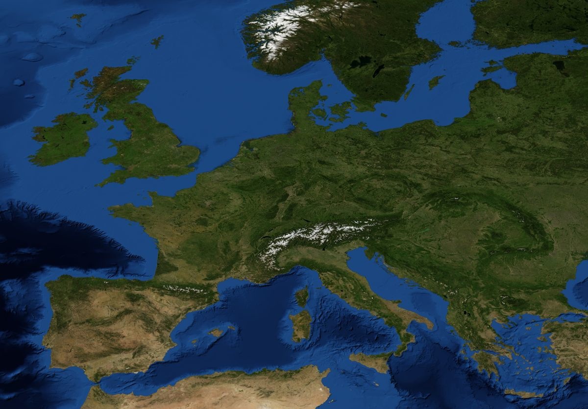 Europe map
