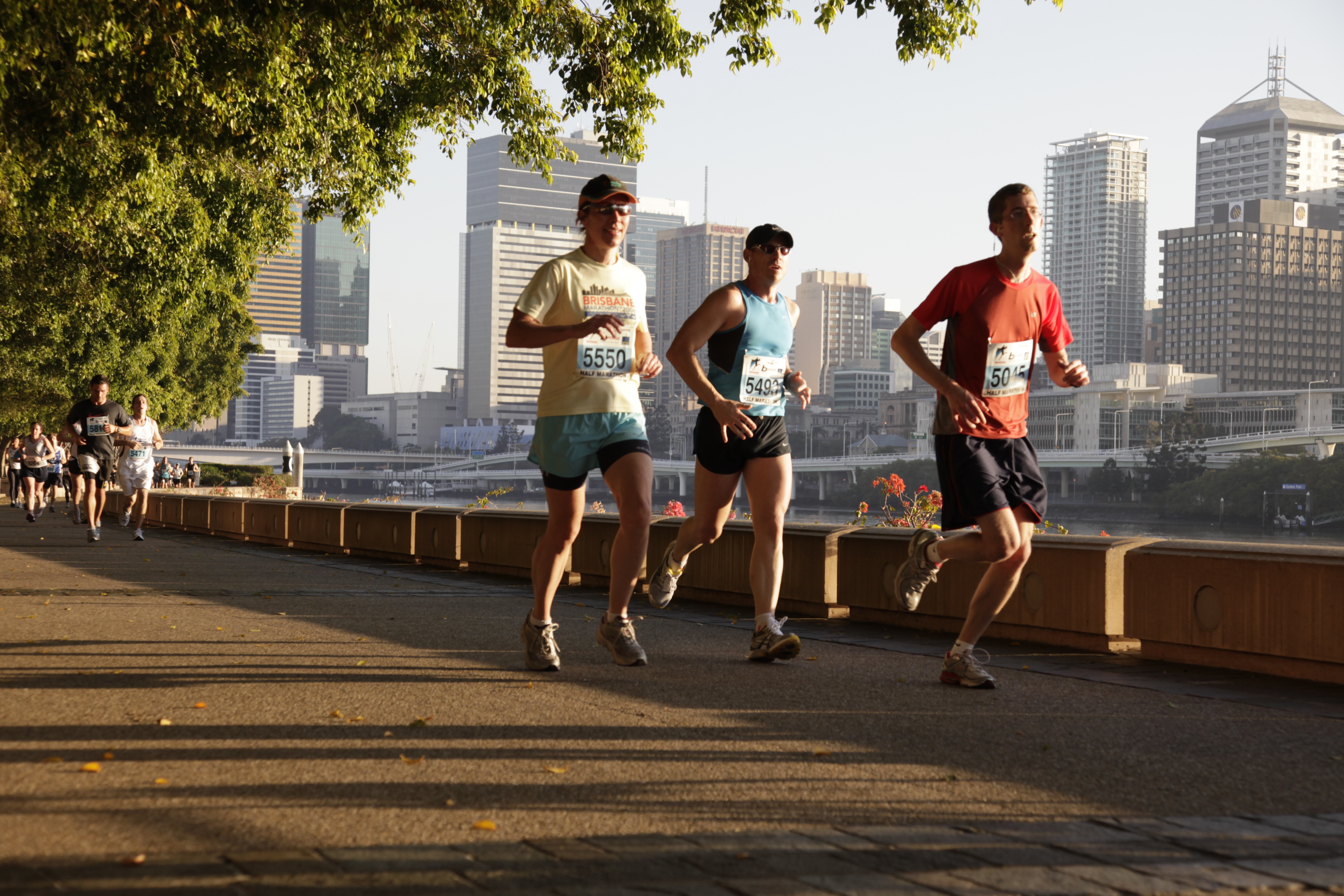 Brisbane Half Marathon and the Brisbane skyline