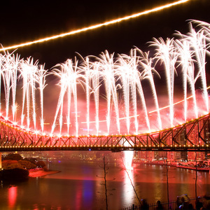 F-111 dump and burn over Story Bridge