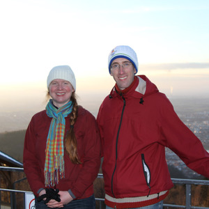 Heather and I on Konigstuhl mountain