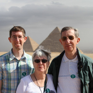 Stebila family at the Pyramids of Giza