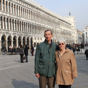 Mom and dad at St. Mark