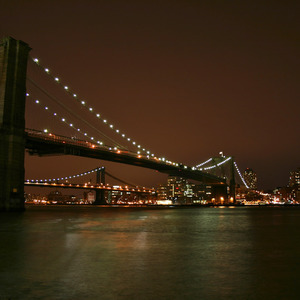 Brooklyn Bridge at night