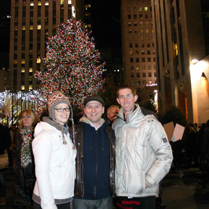 Joe, Lesley, and I at Rockefeller Center
