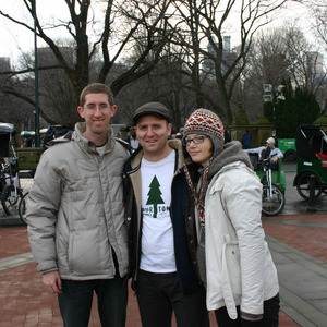 Joe, Lesley, and I in Central Park