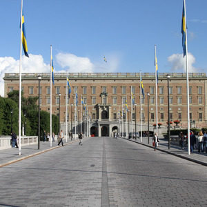 Road leading to Royal Palace, Stockholm