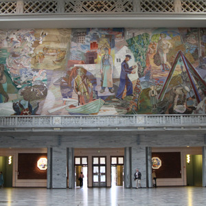 North mural, Oslo City Hall