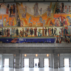 South mural, Oslo City Hall