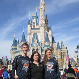 Laura, Cecilia, and I at Cinderella's Castle