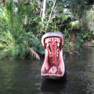 Hungry hungry hippo on the Jungle Cruise