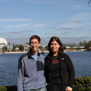 Laura and I at Epcot