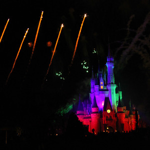 Fireworks over Cinderella's Castle