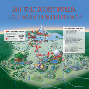 Half marathon race course