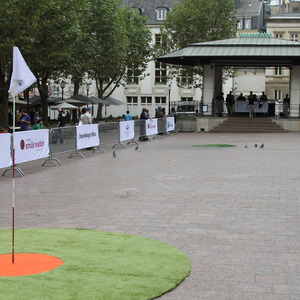 Golf tournament in the streets of Luxembourg