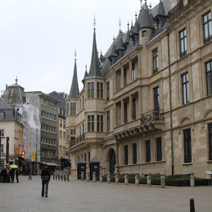 View along the Grand Ducal Palace, Luxembourg