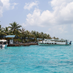 Amazing light blue water