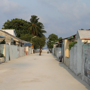 Street on Hoarafushi Island