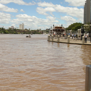 Brisbane River at peak