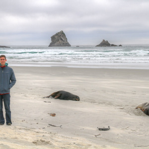 Me with fur seals