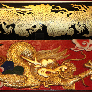 Dragon decoration, Seiden building, Shurijo Castle