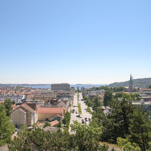 View of Kristiansand from Baneheia Park