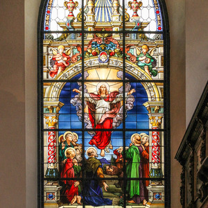 Stained glass window