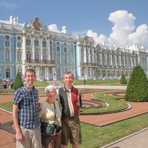 Stebila family at Catherine Palace