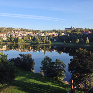 NTNU overlooking the river in Trondheim