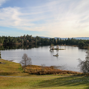 Lianvatnet Lake near Lian tram station