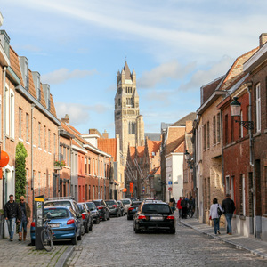 View of Church of Our Lady, Bruges