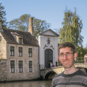 Me in Begijnhof park, Bruges