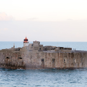 Fort in Cherbourg harbour