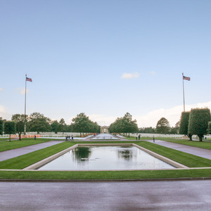 View of the American Cemetery in Normandy