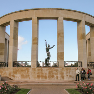 Memorial and Garden of the Missing at the American Cemetery in Normandy