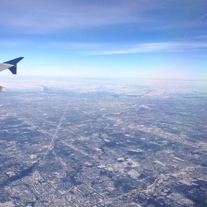 View across metro Detroit to Windsor and Essex County