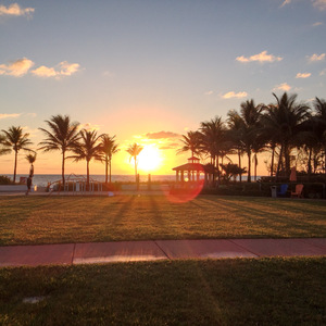 Sunset in Fort Lauderdale