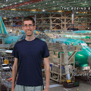 Me at the Boeing Factory Tour