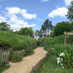 Where we first meet Gandalf on his way to Hobbiton