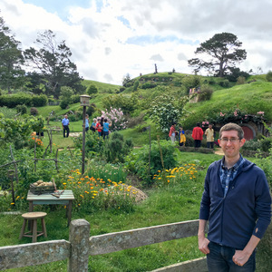 Me at the garden in Hobbiton
