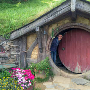 Me in a Hobbit hole