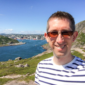 Me overlooking St. John's Harbour